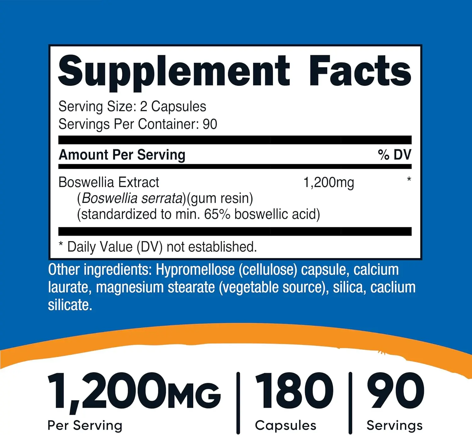 Nutricost Boswellia Extract 1,200 MG Capsules